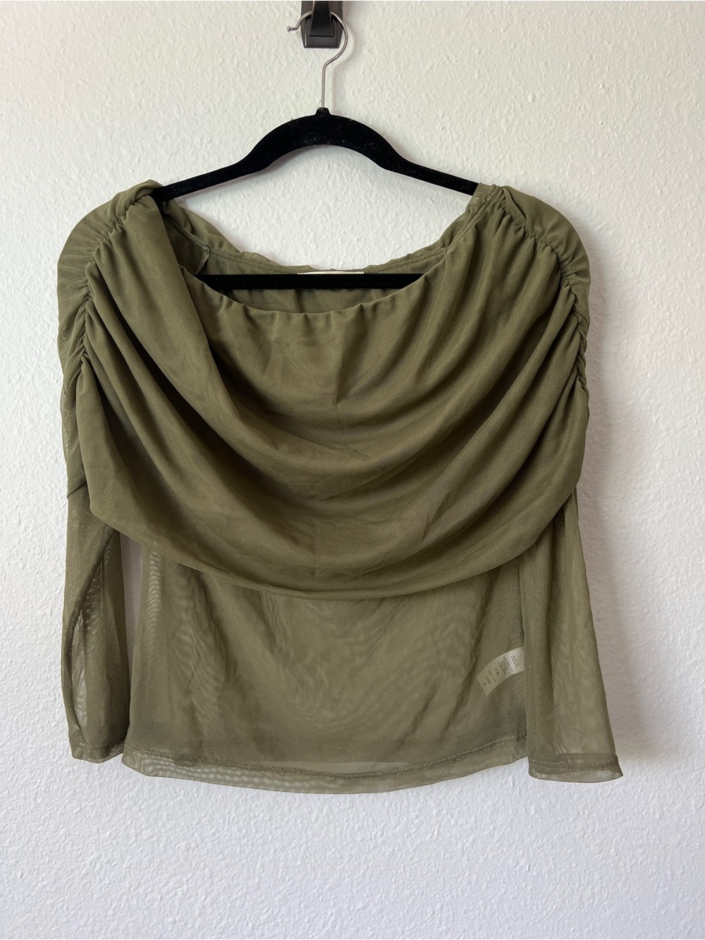 NLT Green Mesh Top
